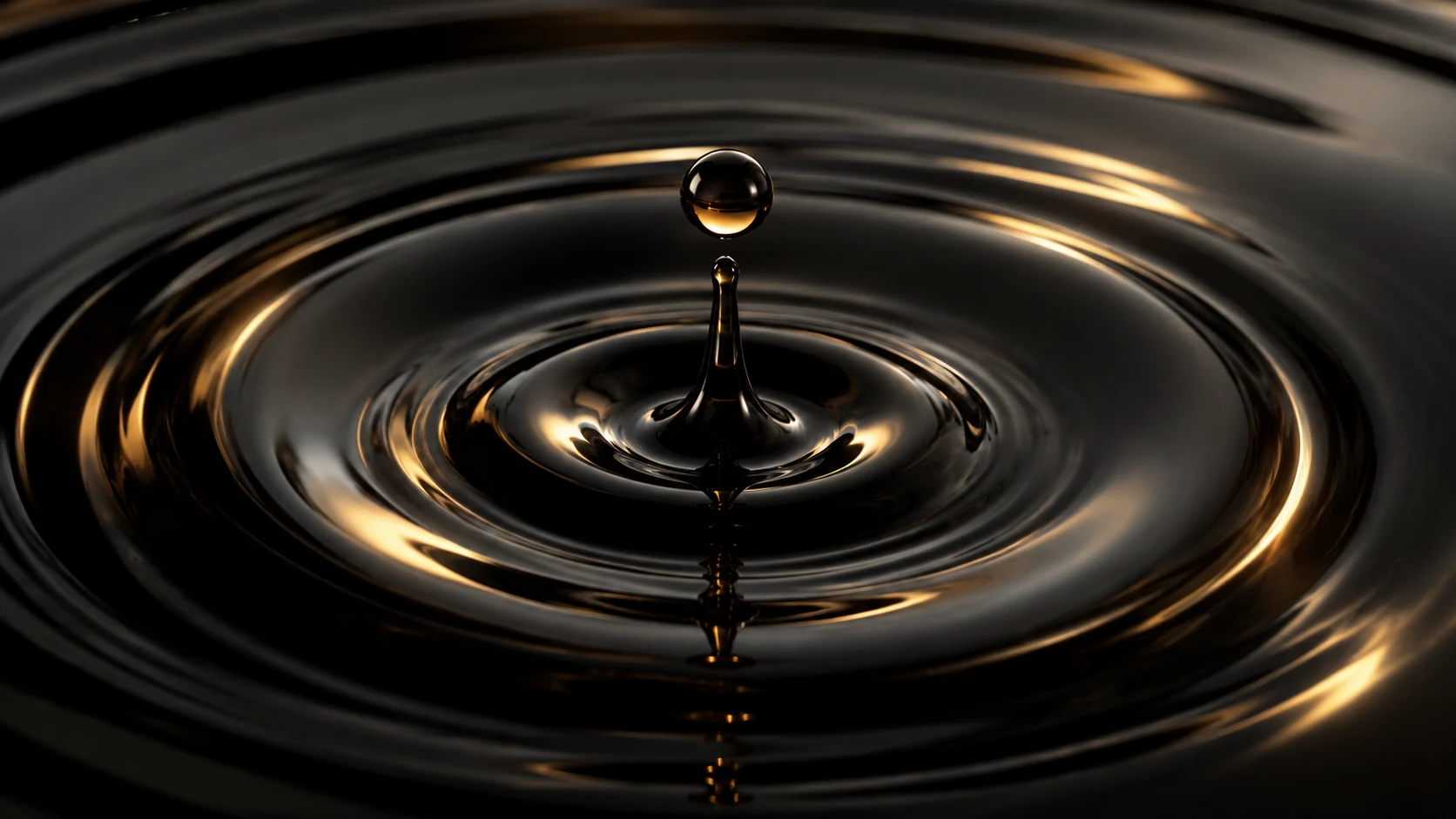 Refined oil product close-up